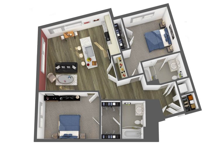 The Guggenheim Floor Plan
